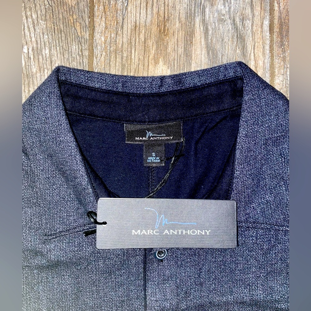 Navy Marc Anthony Polo - Small